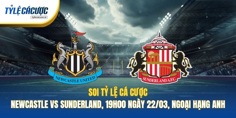 Soi Tỷ Lệ Cá Cược Newcastle Vs Sunderland, 19h00 Ngày 22/03, Ngoại Hạng Anh