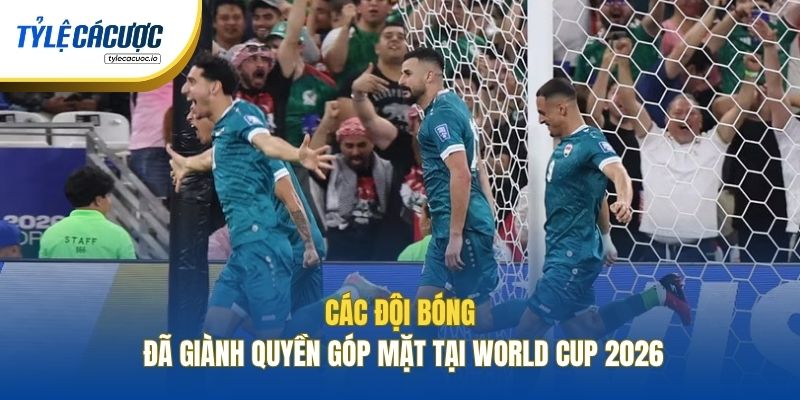 Các đội bóng đã giành quyền góp mặt tại World Cup 2026