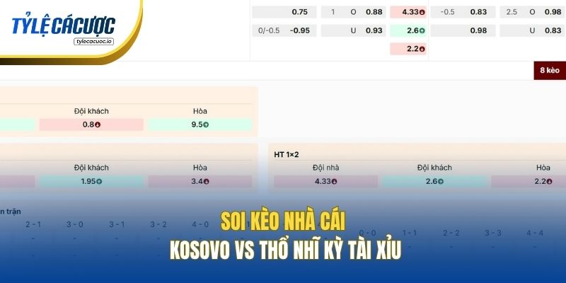 Soi kèo nhà cái Kosovo vs Thổ Nhĩ Kỳ Tài Xỉu